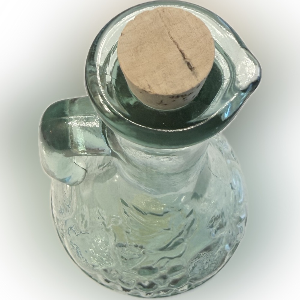 Libbey Glass Oil & Vinegar Cruet w/ Handle & Stopper | Made in Canada